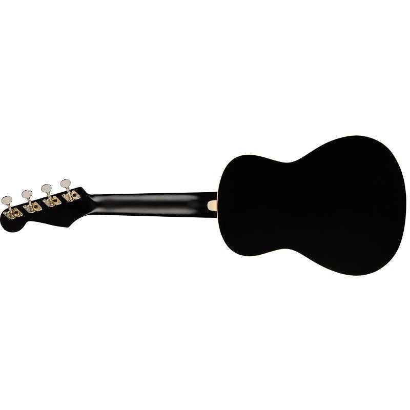 Fender Avalon Tenor Ukulele WN Black Ukulele Tenore NUOVO ARRIVO - immagine 2