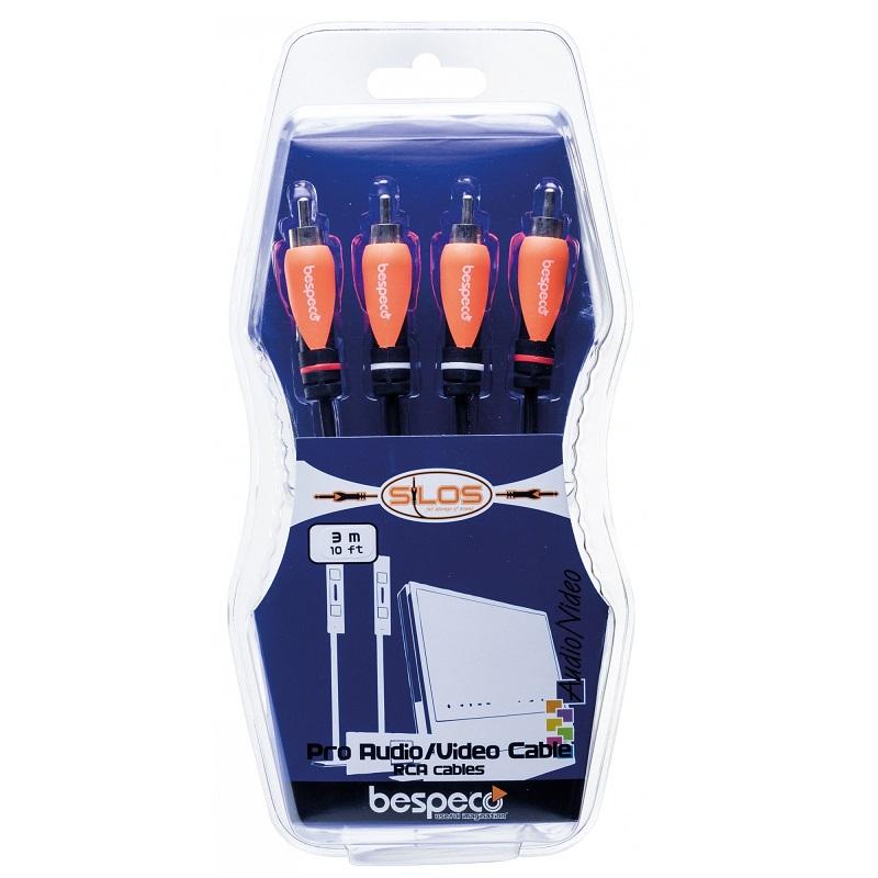 Bespeco SL2R180 Cavo Audio 2 RCA maschio2 RCA maschio 18m