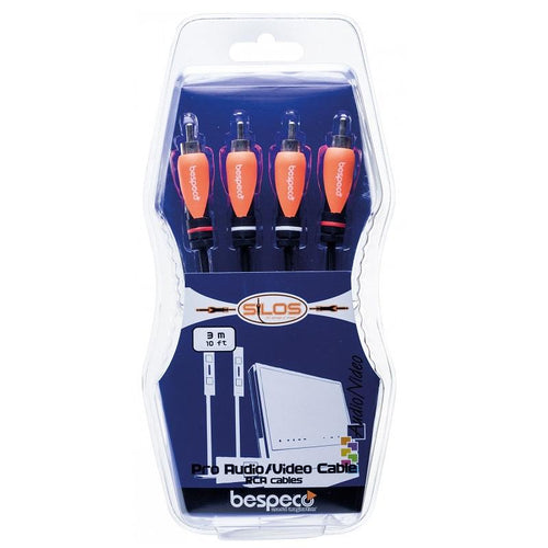 Bespeco SL2R180 Cavo Audio 2 RCA maschio2 RCA maschio 18m