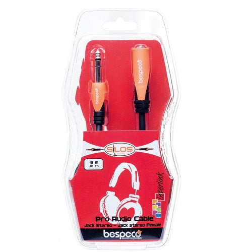 Bespeco SLFJJ180 18m Cavo audio jack stereo femmina 63 mm jack mono maschio 63 mm