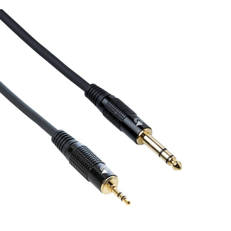 Bespeco EASMS150 Cavo jack 35 mm stereo jack 63 mm stereo 15m - immagine 2