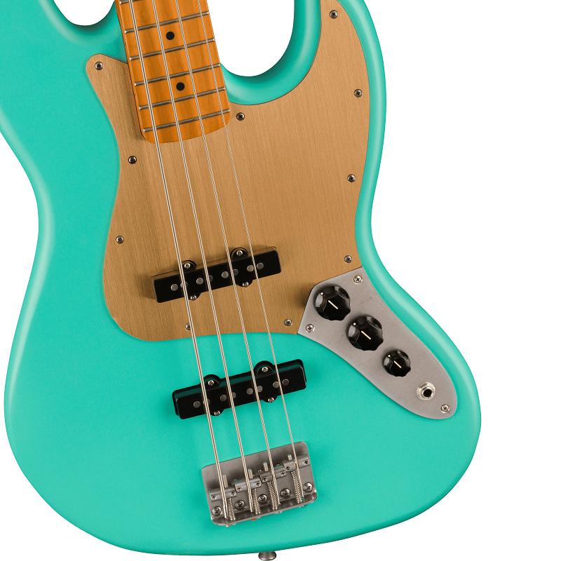 Fender Squier Jazz Bass 40th Anniversary Vintage Edition MN AHW GPG SSFM Satin Seafoam Green Basso Elettrico NUOVO ARRIVO - immagine 3