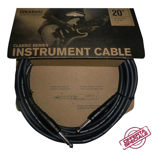 PWCGT20 Classic Series 20 ft 610 m DAddario Planet Waves Cavo