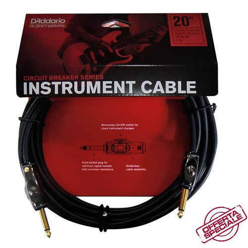 PWAG20 Circuit Breaker Series 20 ft 61 m DAddario Planet Waves Cavo
