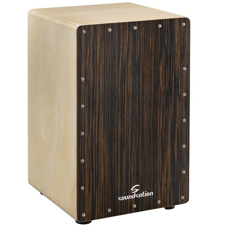 Soundsation ESO10EB Snare Cajon in tiglio serie ESOTONE finitura Ebony con borsa
