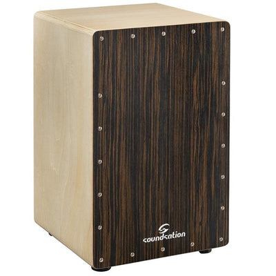 Soundsation ESO10EB Snare Cajon in tiglio serie ESOTONE finitura Ebony con borsa