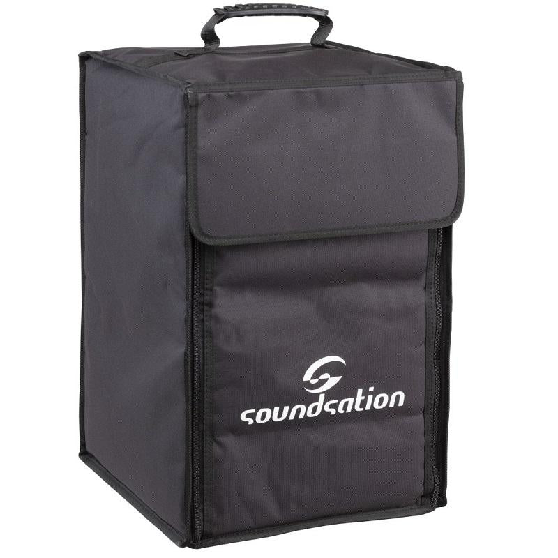 Soundsation ESO10EB Snare Cajon in tiglio serie ESOTONE finitura Ebony con borsa - immagine 4