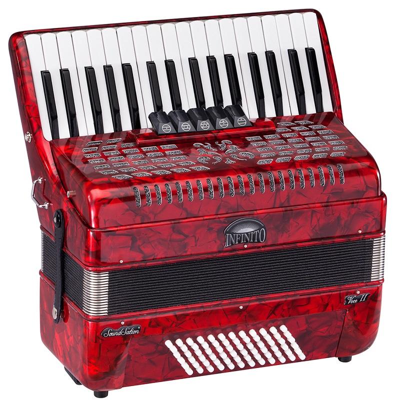 Soundsation Infinito VOCE II 3472RD 72 bassi Fisarmonica