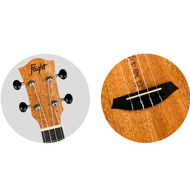 Flight DUC373 Concert Ukulele African Mahogany - immagine 3