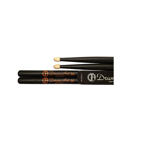 Drum Art B5A Black Hickory 5A Black Bacchette per batteria