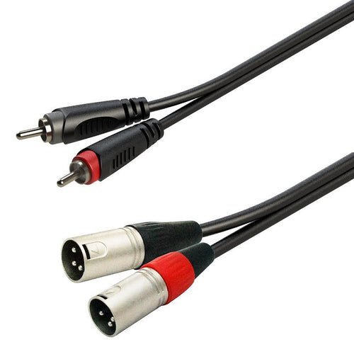 Soundsation GL2RCA2XM1 Cavo adattatore sbilanciato 2 RCA maschio 2 XLR maschio 1mt