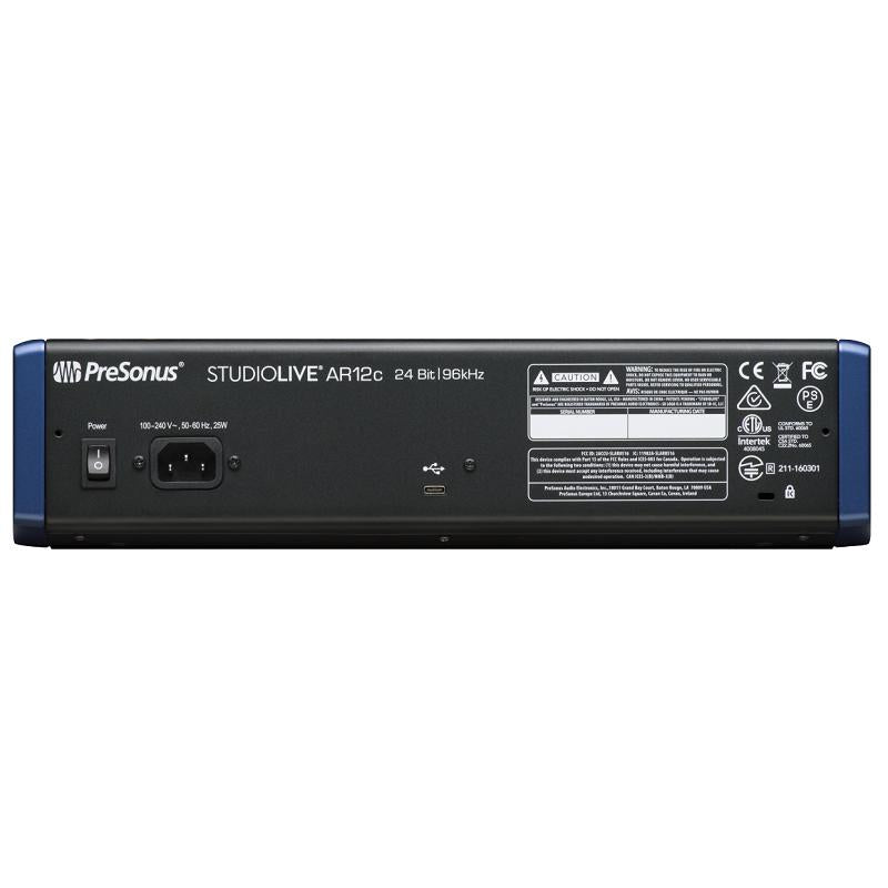 Presonus StudioLive AR12c Analog Mixer Blue Mixer - immagine 4