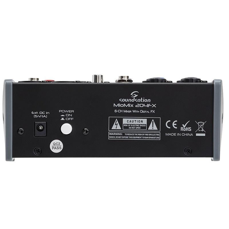 Soundsation Miomix 204fx Mixer con multieffetto digitale - immagine 3
