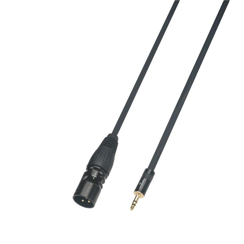 Soundsation Wmmjxlrm30 Cavo adattatore Wiremaster Mini jack stereo 35 XLR Maschio 3 mt