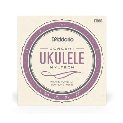 DAddario EJ88C Muta di corde per Ukulele Concerto