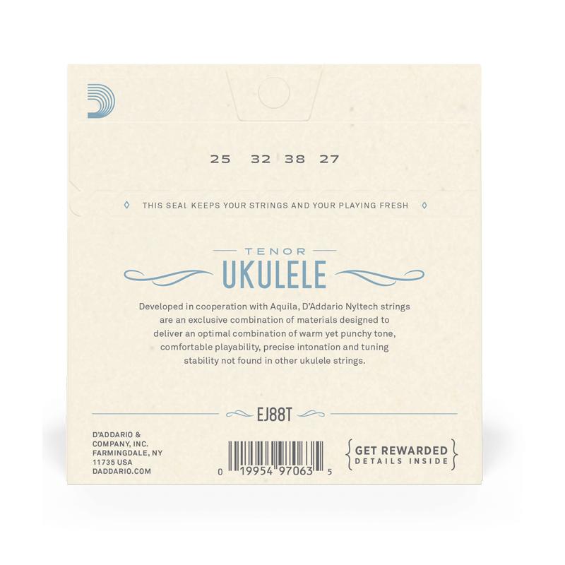 DAddario EJ88T Muta di corde per Ukulele Tenore - immagine 2