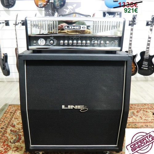 Line6 HD147 Line6 Spider 4x12 Cabinet Testata e Cassa per chitarra elettrica B STOCK