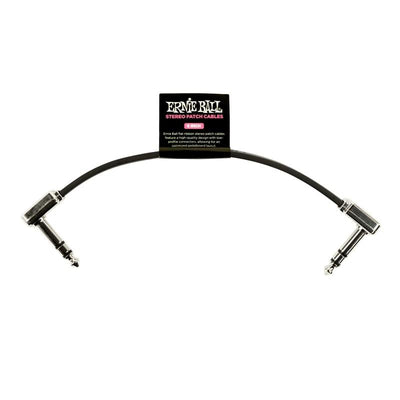 Ernie Ball 6408 Single Flat Ribbon Stereo Patch Cable 1524cm Cavo