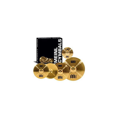 Meinl HCS141620 Set Hihat 14 Crash 16 Ride 20 Splash 10 Omaggio Piatti per batteria