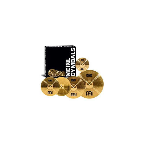 Meinl HCS141620 Set Hihat 14 Crash 16 Ride 20 Splash 10 Omaggio Piatti per batteria
