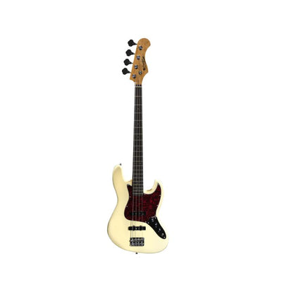 Prodipe JMFJB80RAVW Jazz Bass Vintage White Basso elettrico