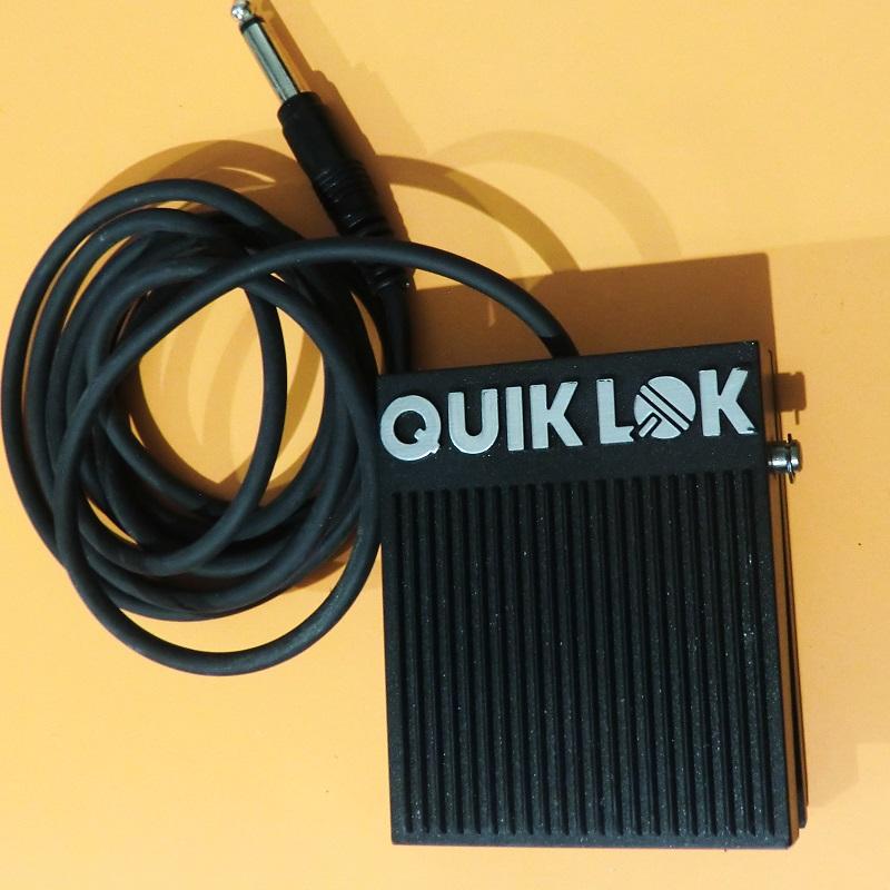 Quiklok PS25 Sustain Pedal Pedale Interruttore Momentaneo USATO OTTIME CONDIZIONI