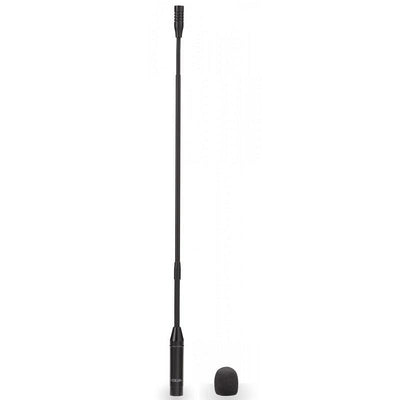 HELVIA Stile 550 Microfono a collo d'oca cardioide lunghezza 55cm Nero