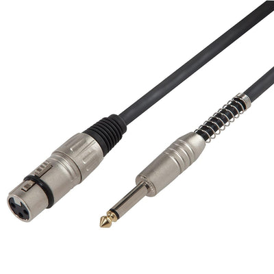 Soundsation BPCJX10BK Cavo speaker XLR 3P F 63mm Jack MONO 2x13 mm 10mt