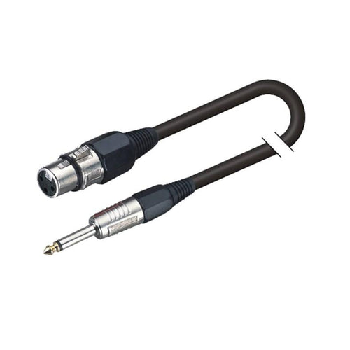 Soundsation BMCJX5BK Cavo microfonico bilanciato XRL 3P F 63mm Jack MONO 5mt
