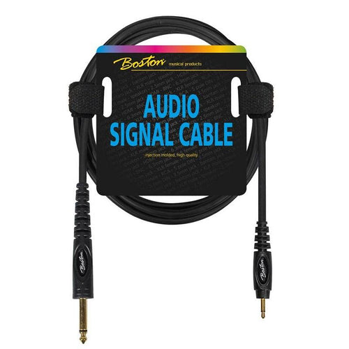 Boston AC251300 Cavo audio 1x jack M mono 35mm 1x jack M mono 63mm 300m nero