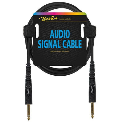 Boston AC211300 Cavo audio 1x jack M mono 63mm 1x jack M mono 63mm 300m nero