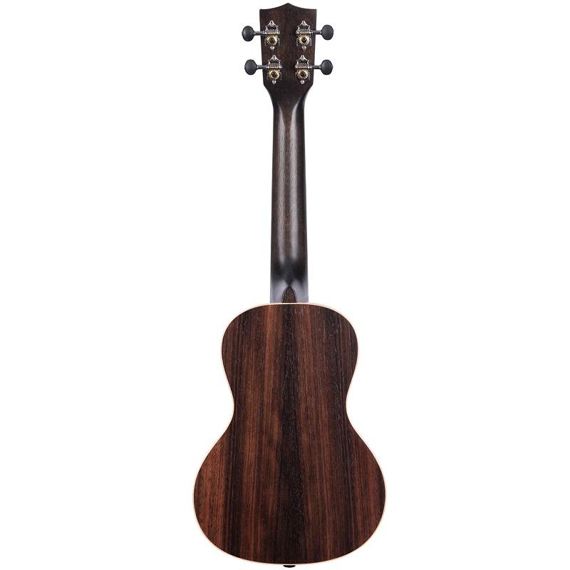 Kala KAEBYC Striped Ebony Uku Concert Ukulele Concerto con Borsa - immagine 2