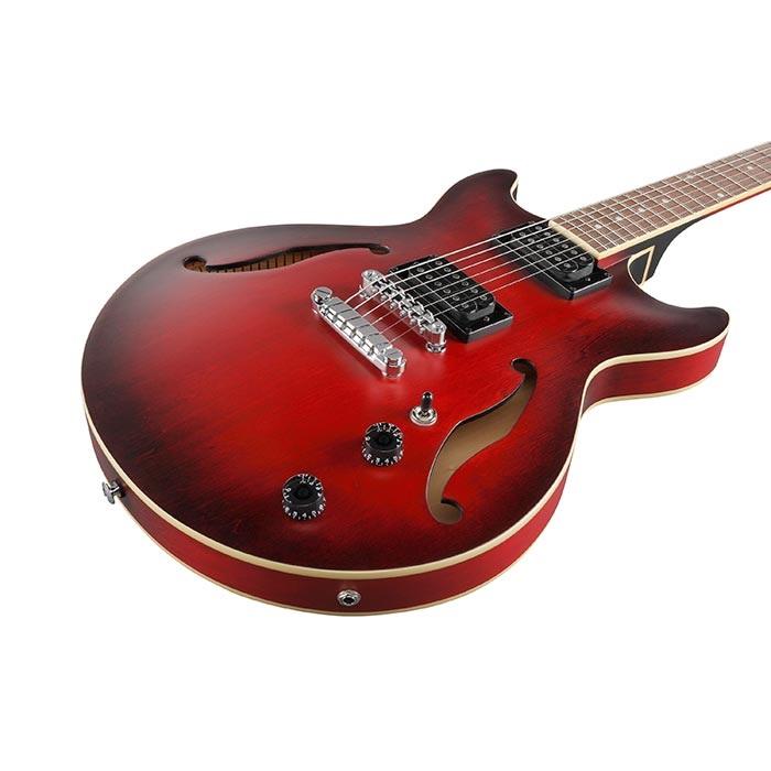 Ibanez AM53 SRF Sunburst Red Flat Chitarra Semiacustica - immagine 3