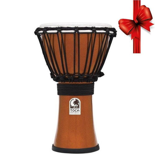 Toca TFCDJ7MO Djembe Freestyle Colorsound Sintetico 7 Metallic Orange