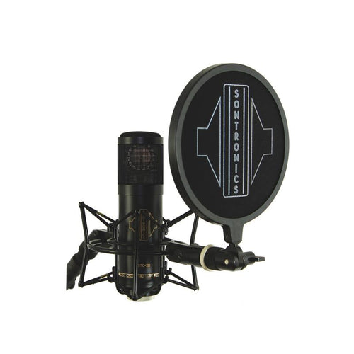 Sontronics STC20 Pack Microfono Cardioide da Studio con Supporto elastico e Filtro Antipop