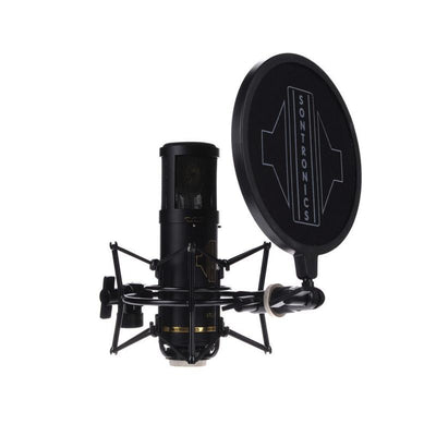 Sontronics STC3X Pack Microfono Multipolare da Studio con Supporto elastico e Filtro Antipop