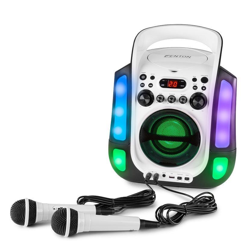 Fenton SBS30W Karaoke Cd Bt 2micro Wh Sistema Karaoke - immagine 5