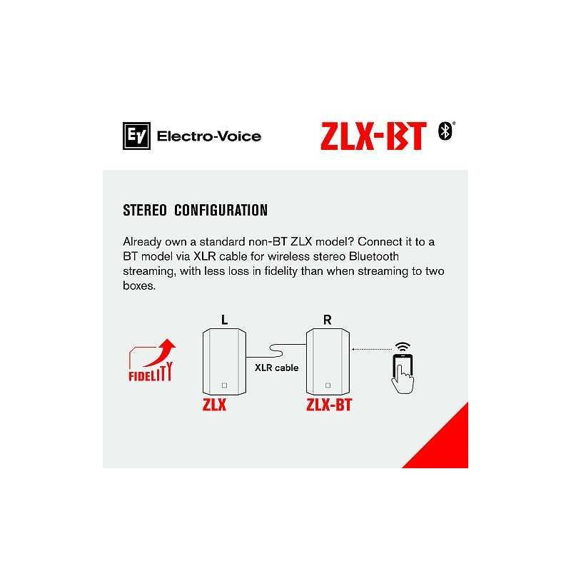 Electro voice ZLX12BT Cassa Acustica Attiva 1000W - immagine 4