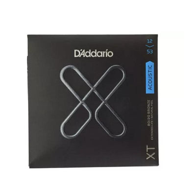 DAddario XT XTABR1253 1253 Acoustic 8020 Bronze Light Muta di corde per chitarra acustica