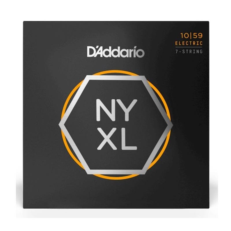 DAddario NYXL1059 1059 Nickel Wound Muta di corde per chitarra 7 Corde