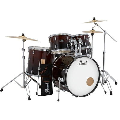 Pearl Roadshow RS525SBCC757 Garnet Fade Limited Edition Batteria Acustica con 3 Piatti Sabian e Hardware