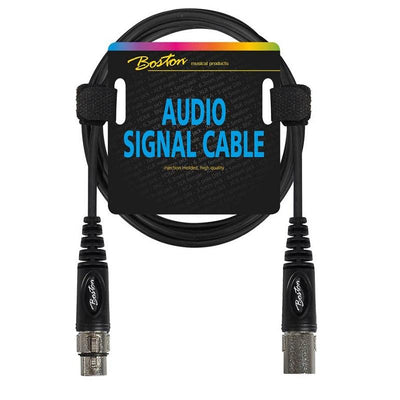 Boston AC298150 XLR F XLR M 150m Nero Cavo