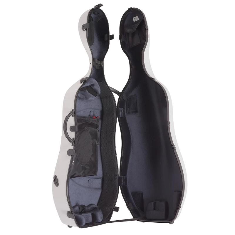 BAM 1001SWGC Classic Cello Case with Wheels Light Grey Custodia per Violoncello con ruote - immagine 2