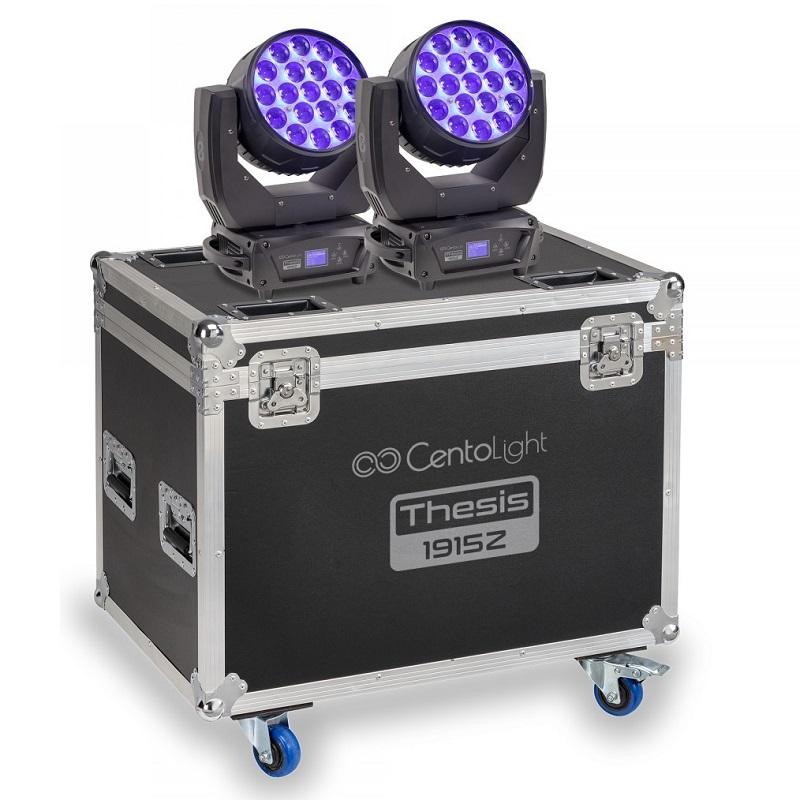 Centolight THESIS 1915ZSET 2 Testa Mobile con Flight Case