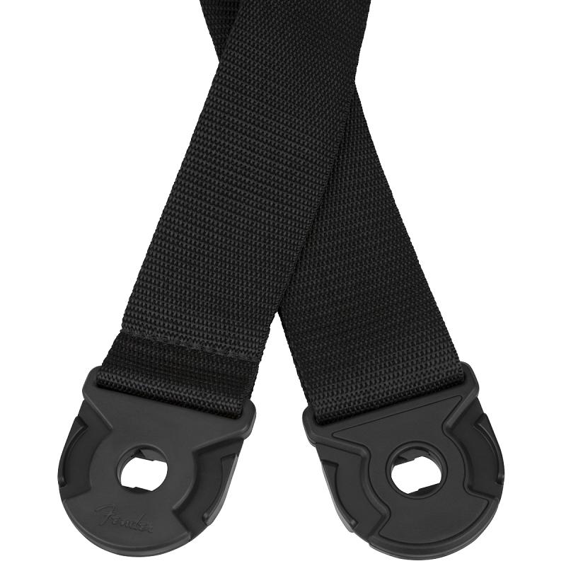 Fender Quick Grip Locking End Strap Black Polypro Tracolla - immagine 2