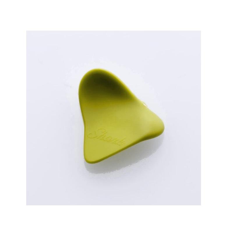 Plick The Pick Shark 09 mm Celluloide Giallo Zolfo Plettro per chitarra elettrica MADE IN ITALY - immagine 3