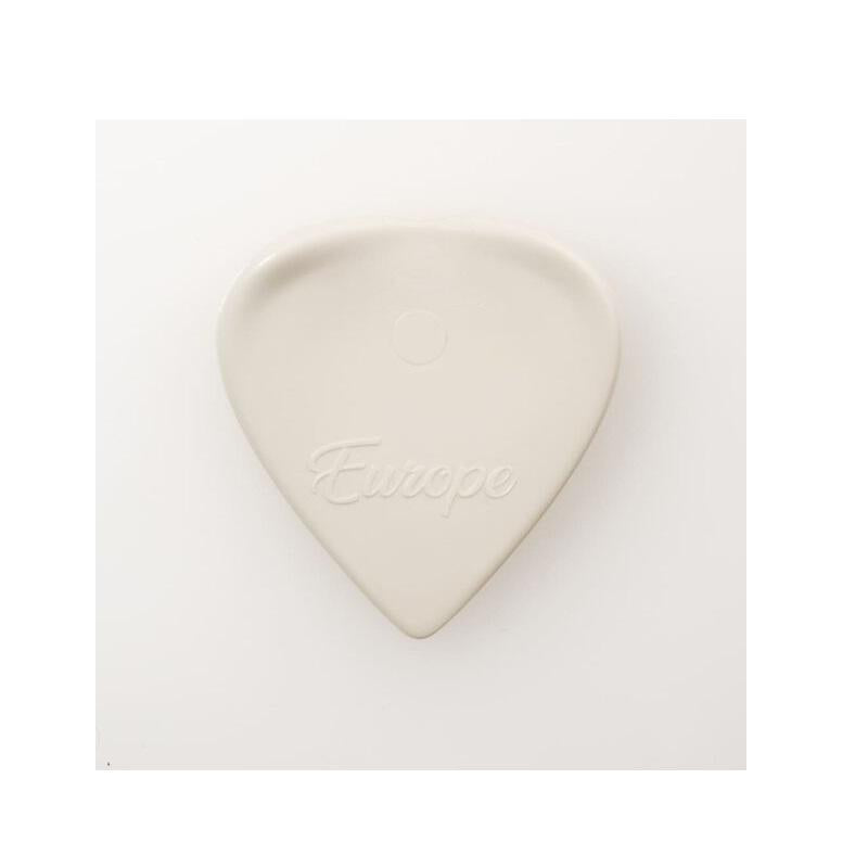 Plick The Pick Europe 08 mm Celluloide Bianco Perla Plettro per chitarra elettrica MADE IN ITALY