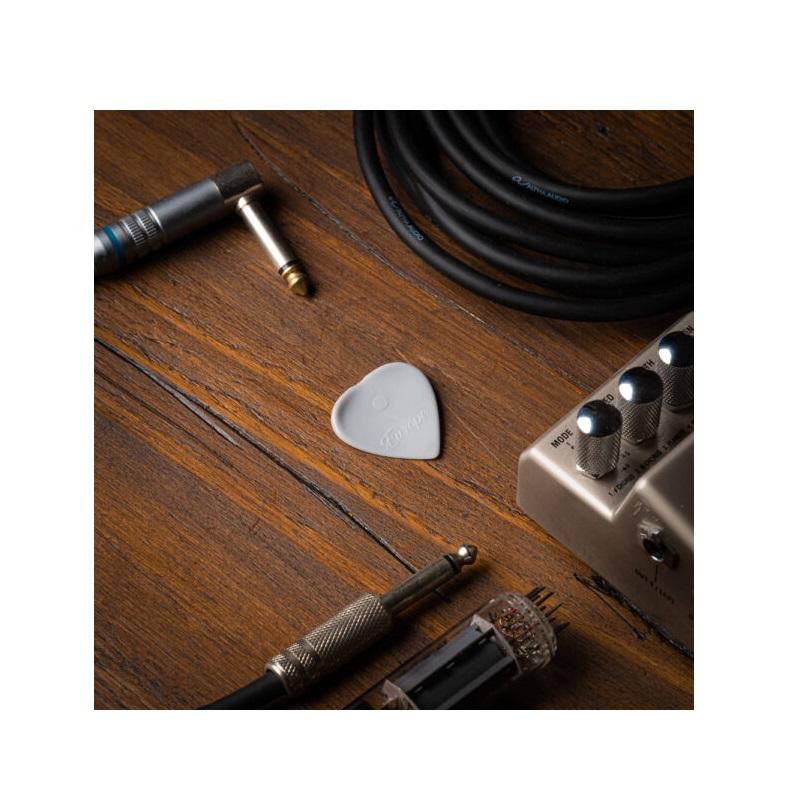 Plick The Pick Europe 08 mm Nylon Grigio Plettro per chitarra elettrica MADE IN ITALY - immagine 3