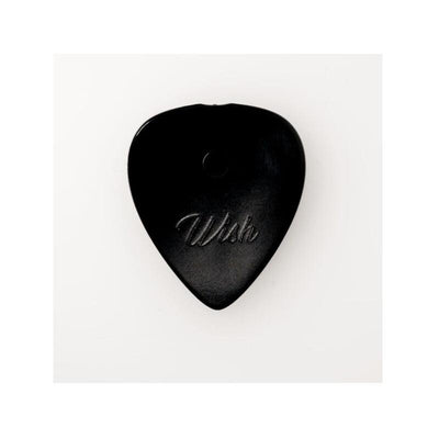 Plick The Pick Wish 07 mm Celluloide Nero Plettro per chitarra acustica MADE IN ITALY