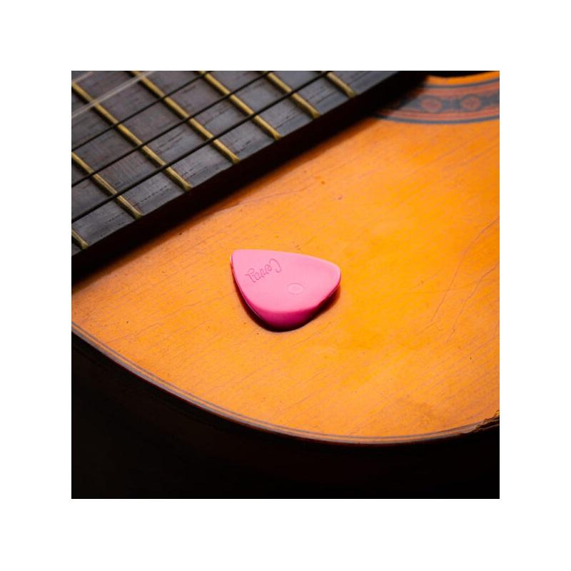 Plick The Pick Cerry 06 mm Softy Rosa Perlato Plettro per chitarra acustica MADE IN ITALY - immagine 4